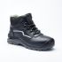Blackrock CF08 Unisex Black Non Metallic  Toe Capped Safety Shoes, UK 4, EU 37