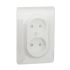 Schneider Electric, New Unica IP4X White Flush Mount 2P Socket Socket, Rated At 16A, 250 V
