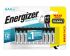 Energizer 7号电池 碱性，锌二氧化锰AAA电池, 1.5V, 扁平触点, 10个装, LR03