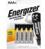 Energizer 7号电池 锌锰AAA电池, 1.5V, 扁平触点, 4个装