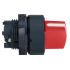 Schneider Electric ZB5 Series 2 Position Selector Switch Head, 22mm Cutout, Red Handle