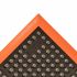 Notrax 抗疲劳地垫, 黑色/橙色100% 丁腈橡胶制, 102cm x 66cm x 22mm