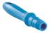 Násada, Modrá Polypropylen, délka: 160mm Ne, pro použití s: Čističe, stlačovače a škrabky na stůl nebo podlahu