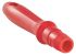 Násada, Červená Polypropylen, délka: 160mm Ne, pro použití s: Čističe, stlačovače a škrabky na stůl nebo podlahu