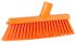 Vikan Broom, Orange With Polyester, Polypropylene, Stainless Steel Bristles for  for General Purpose