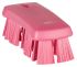 Vikan Hard Bristle Pink Hand Brush, 176mm bristle length, Polyester bristle material