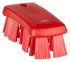 Vikan Hard Bristle Red Hand Brush, 176mm bristle length, Polyester bristle material