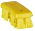 Vikan Hard Bristle Yellow Hand Brush, 176mm bristle length, Polyester bristle material