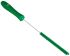 Vikan Medium Bristle Green Hand Brush, 3.5mm bristle length, Polyester, Polypropylene, Stainless Steel bristle material