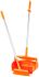 Vikan Orange Dustpan & Brush for Cleaning with brush included