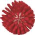 Vikan Medium Bristle Red Scrubbing Brush, 33mm bristle length, Polyester, Polypropylene, Stainless Steel bristle