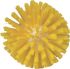 Vikan Medium Bristle Yellow Scrubbing Brush, 33mm bristle length, Polyester, Polypropylene, Stainless Steel bristle