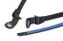 HellermannTyton Black on Blue Cable Tie Mount 42 mm x 140mm, 42mm Max. Cable Tie Width