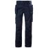 Helly Hansen 77521 Navy Men's Cotton, Polyester Durable, Stretchy Trousers 35in, 88cm Waist