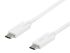 Deltaco USB 2.0 Cable USB C to USB C  Cable, 1m