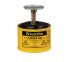 Justrite Galvanised Steel Plunger Can, 0.5L