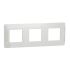 Schneider Electric White 3 Gang Thermoplastic Cover Plate