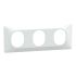 Schneider Electric White 3 Gang Cover Plate Thermoplastic Cover Plate