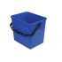 6L Polypropylene Blue Bucket With Handle