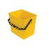 6L Polypropylene Yellow Bucket With Handle