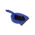 Robert Scott Blue Dustpan & Brush for Dust Cleaning with brush included