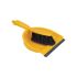 Robert Scott Yellow Dustpan & Brush for Dust Cleaning with brush included