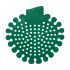 Mint Green Urinal Screen, 180 x 180mm