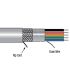 Alpha Wire Xtra-Guard 1 Performance Cable Multicore Cable, 6 Cores, 0.46 mm², Screened, 100ft, Grey PVC Sheath, 22