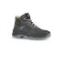 U Group Style & Job Unisex Grey Stainless Steel Toe Capped Safety Shoes, UK 2, EU 35