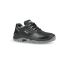 U Group Style & Job Unisex Black Stainless Steel  Toe Capped Low safety shoes, UK 2, EU 35