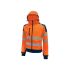 Kabát, méret: 4XL, Narancs Hi - Light