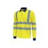 U Group Hi - Light Fluorescent Yellow Cotton, Polyester Polo Shirt, UK- S, EUR- M
