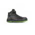 Zapatos de seguridad Unisex U Group de color Negro, Verde, talla 37, S3 SRC