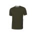 Camiseta de manga corta U Group, de 100% algodón, de color Verde, talla XL