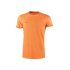 UPower Fluorescent Orange 100% Cotton Short Sleeve T-Shirt, UK- S, EUR- M