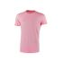Camiseta de manga corta U Group, de 100% algodón, de color Rosa, talla XL
