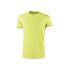 U Group Fluorescent Yellow 100% Cotton Short Sleeve T-Shirt, UK- S, EUR- M