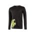 U Group Black 100% Cotton Long Sleeve T-Shirt, UK- XL, EUR- 2XL