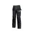 U Group Performance Black Men's Cotton, Elastane, Polyester Water Repellent Work Trousers 34 → 35in, 86 →