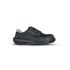 U Group White68 & Black Unisex Black Composite  Toe Capped Low safety shoes, UK 2, EU 35
