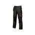 U Group U-Supremacy Black Men's 35% Cotton, 65% Polyester Abrasion Resistant Work Trousers 29 → 31in, 74