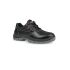 U Group Entry Unisex Black Stainless Steel Toe Capped Low safety shoes, UK 2, EU 35