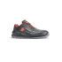 U Group Flat Out Men's Black Aluminium  Toe Capped Safety Shoes, UK 2, EU 35
