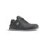 U Group Flat Out Unisex Black Aluminium Toe Capped Safety Shoes, UK 2, EU 35