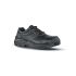 U Group Rock & Roll Unisex Black Composite Toe Capped Low safety shoes, UK 2, EU 35