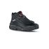 U Group Step One, U-Special Men's Black Composite  Toe Capped Safety Shoes, UK 8, EU 42