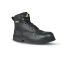 U Group Concept M Unisex Black Composite Toe Capped Ankle Safety Boots, UK 4, EU 37