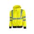 U Group Hi - Light Yellow 100% Polyester Unisex's Hi Vis Jacket XXL