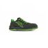 Zapatos de seguridad Unisex U Group de color Negro/verde, talla 37, S3 SRC