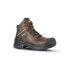 U Group Rock & Roll Unisex Brown Composite Toe Capped Ankle Safety Boots, UK 2, EU 35